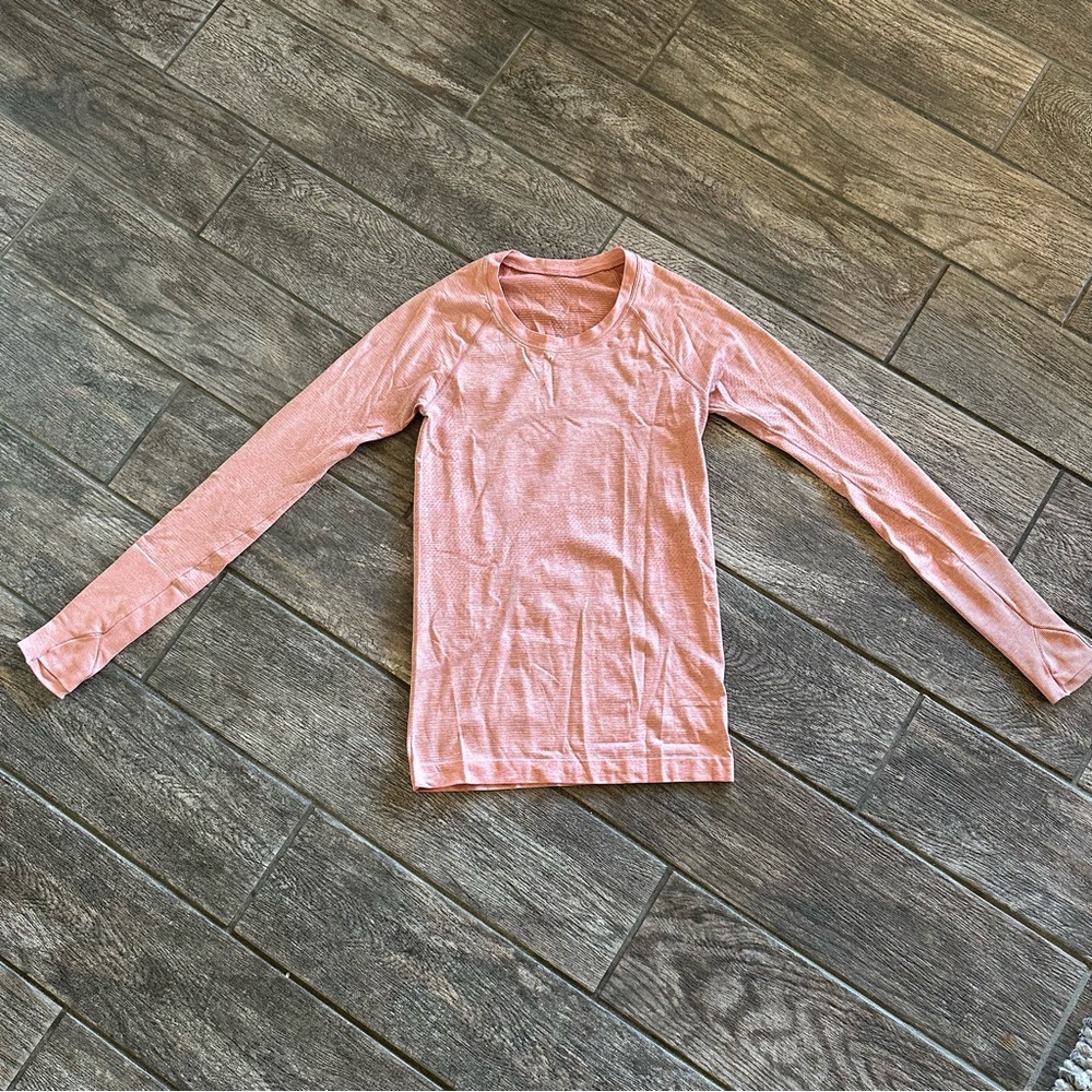 Lululemon Athletica Pink Long Sleeve Tee
